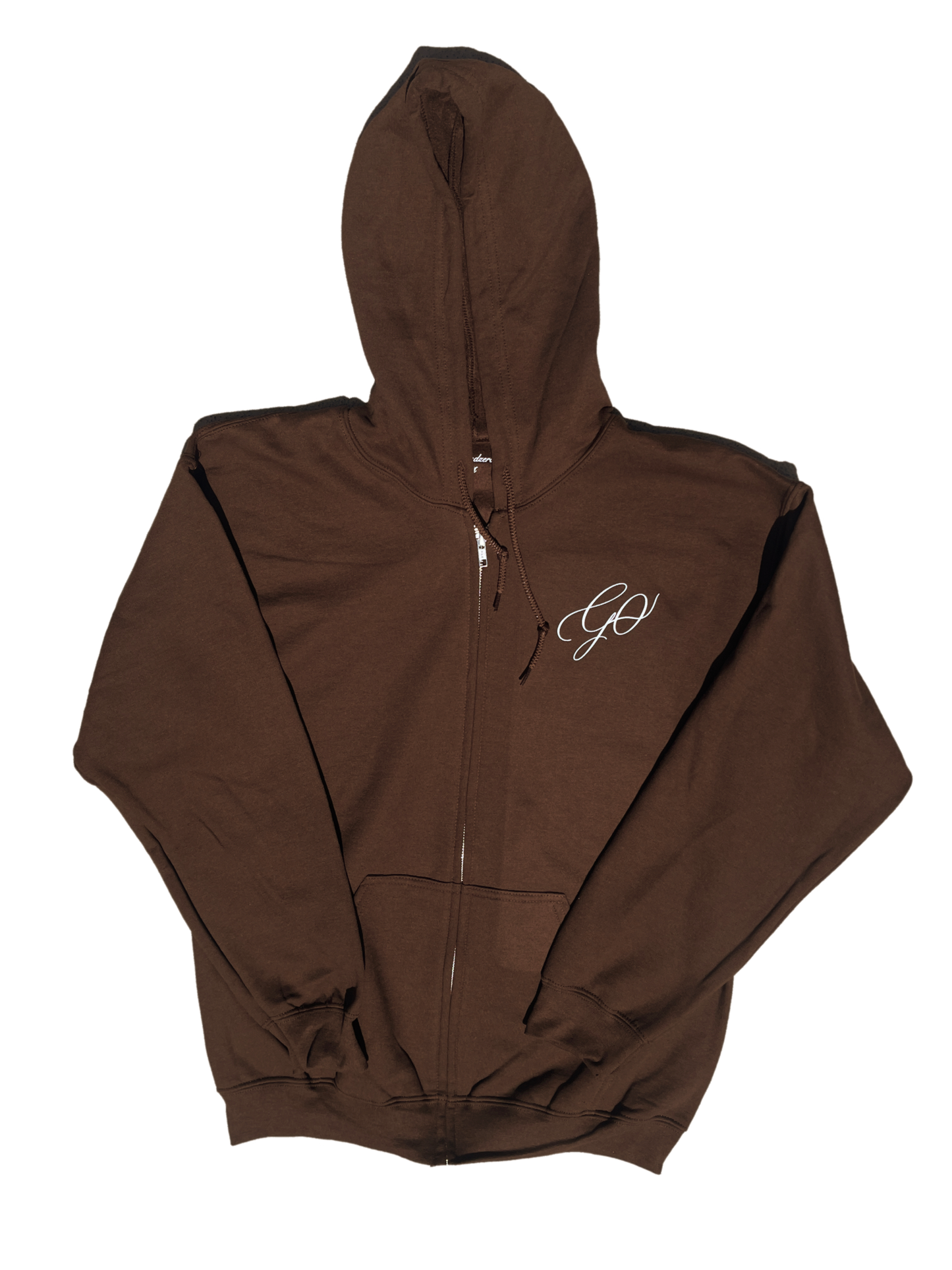 Espresso Brown Zip-Up Hoodie